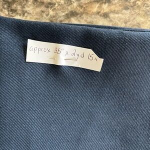 Dark Navy Twill Fabric
